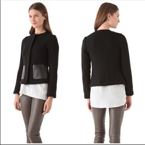 Plus Size Heritage Braided Trim Basket Weave Knit Jacket